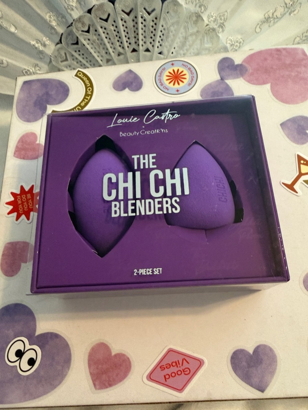 Beauty Creations Purple Louie Castro Palette Box